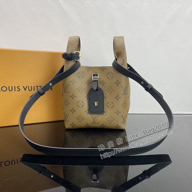 Lv路易威登2023專櫃新款限定菜籃子系列女士手拎包 M46816黃花 ydh5159